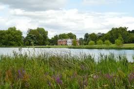 Across the lake to Avington House 
